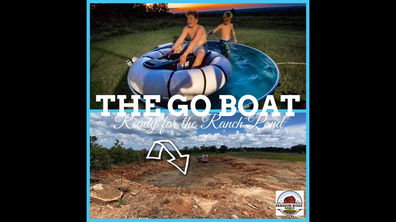 The Go Boat: Testing it out in the Stock Tank Pool 