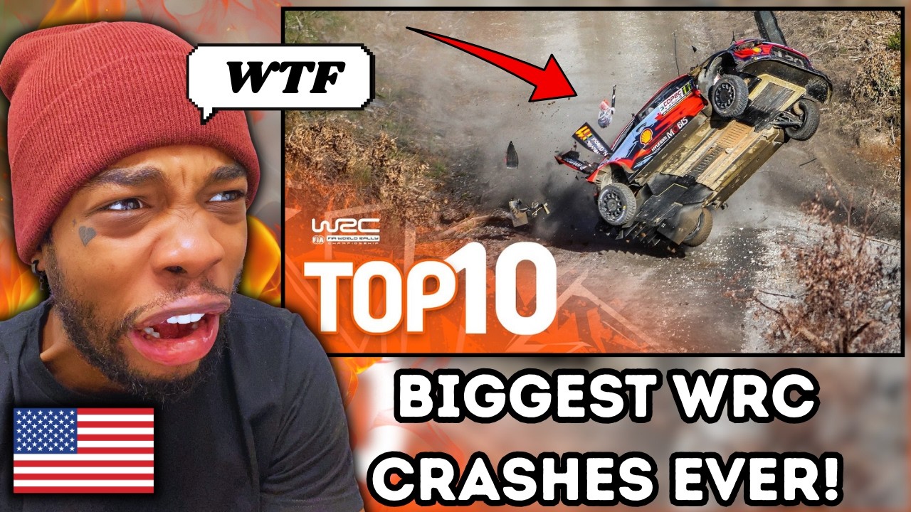American Reacts to Top 10 BIGGEST WRC Crashes Ever