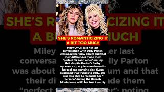 Miley Cyrus Talks About Her Last Conversation With Dolly #viralnews #hollywood #royalfamily # #usa