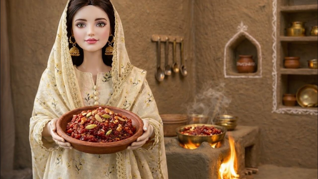 The Doll's Kitchen | Cooking Winter Special Gajar Halwa | Miniature Animation ✨