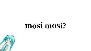 Hatsune Miku V6 | mosi mosi? cover
