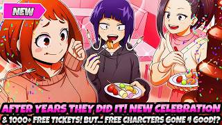 *AFTER YEARS, THEY DID IT!* New Celebration & 1000+ Free Tickets! But... Free Characters Gone 4 Good