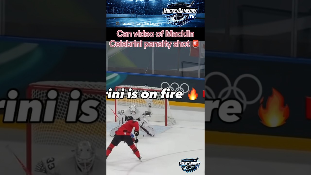 Fan Cam Celebrini Penalty Shot Goal 🚨 