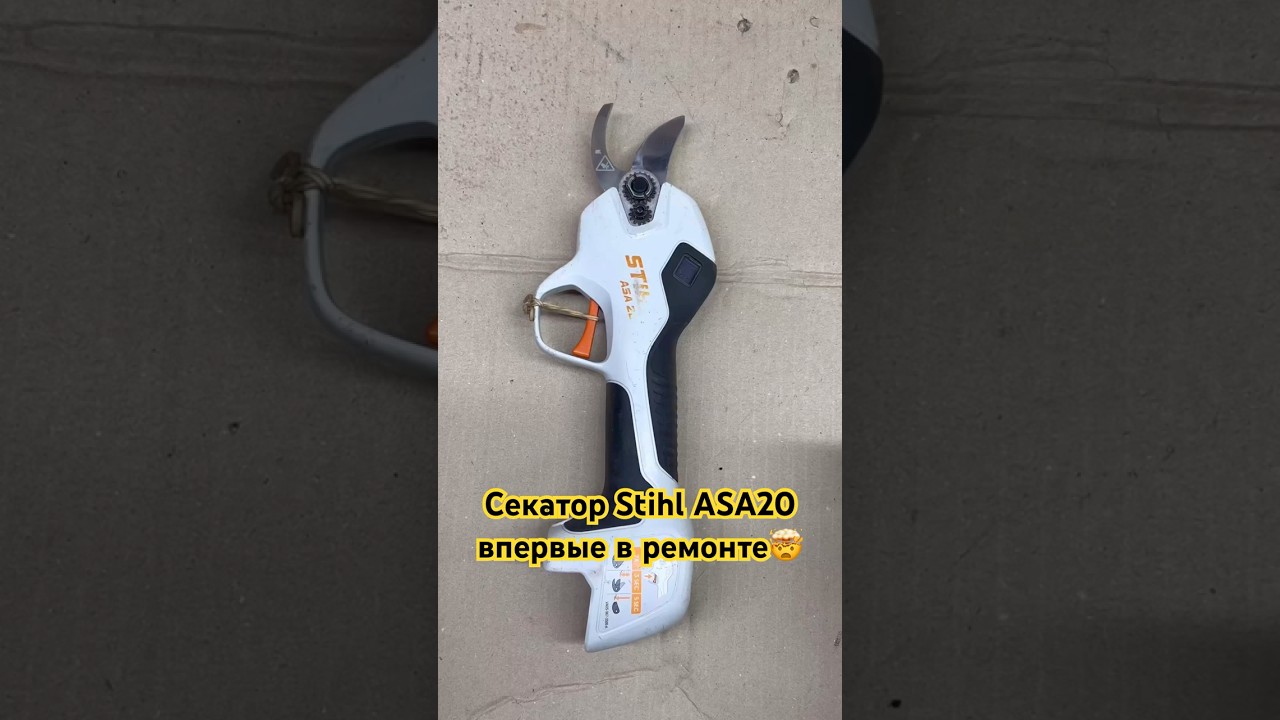 Секатор Stihl ASA20 впервые в сервисе🤯 