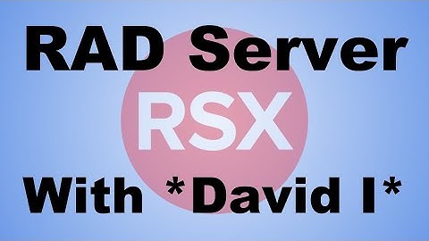 RAD Server with "David I" Intersimone