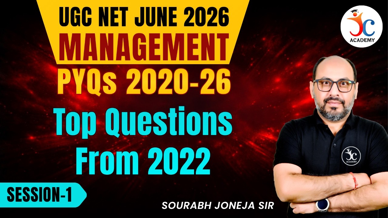 UGC NET Management PYQs | Management PYQ UGC NET 2022 | S-1 | UGC NET ...