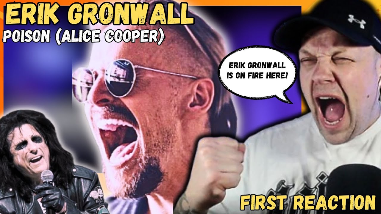 ERIK GRONWALL Slays 'Poison' By ALICE COOPER