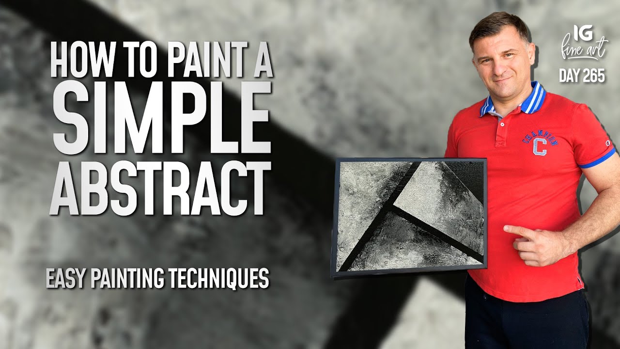 Strange Cube / Day 265 / Abstract Painting For Beginners / Easy Painting Ideas