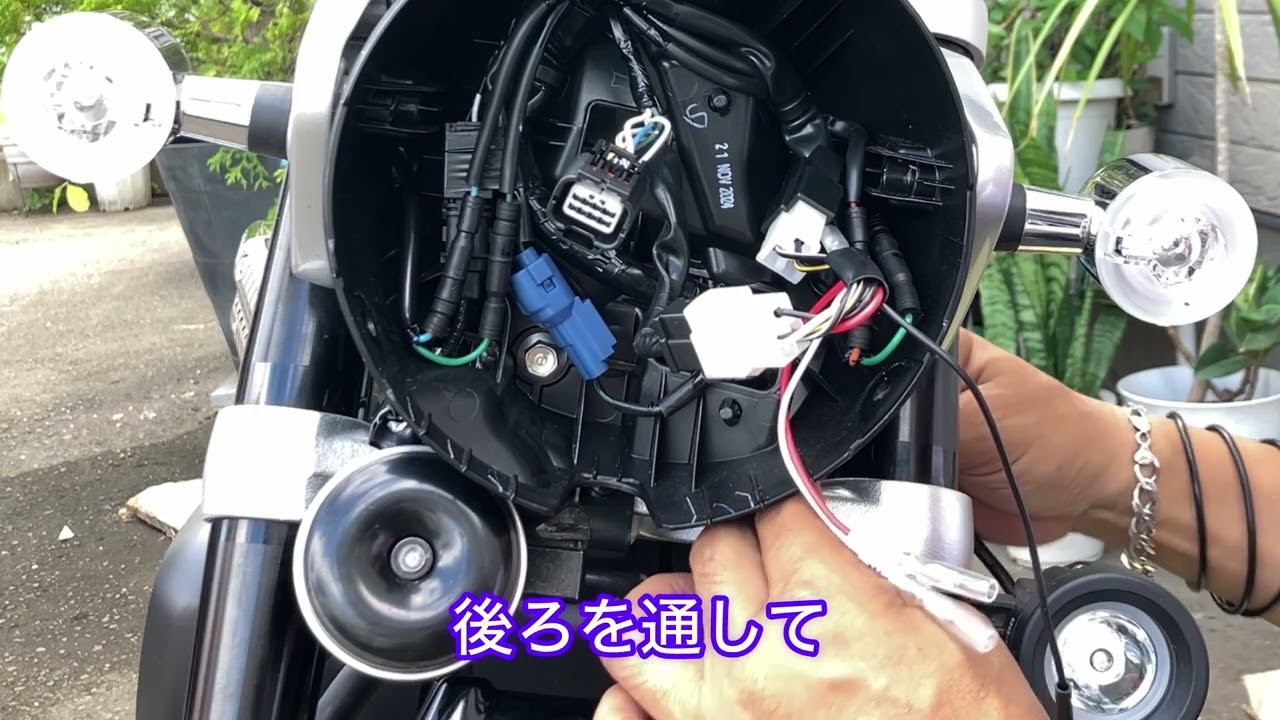 モンキーの数少ない不満 LEDフォグ付けてみた #monkey125  #custom