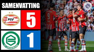 PSV Eindhoven vs FC Groningen | 5-1 | Highlights | Eredivisie 2026/27 | psv groningen