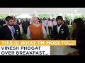 Never be disappointed... PM Modi tells Vinesh Phogat...Watch their interaction!