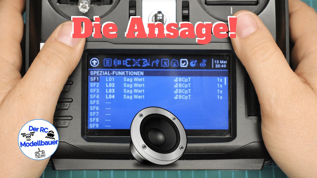 OpenTX Telemetrie Werte ansagen lassen (Spezialfunktionen und Logikschalter) 🥳