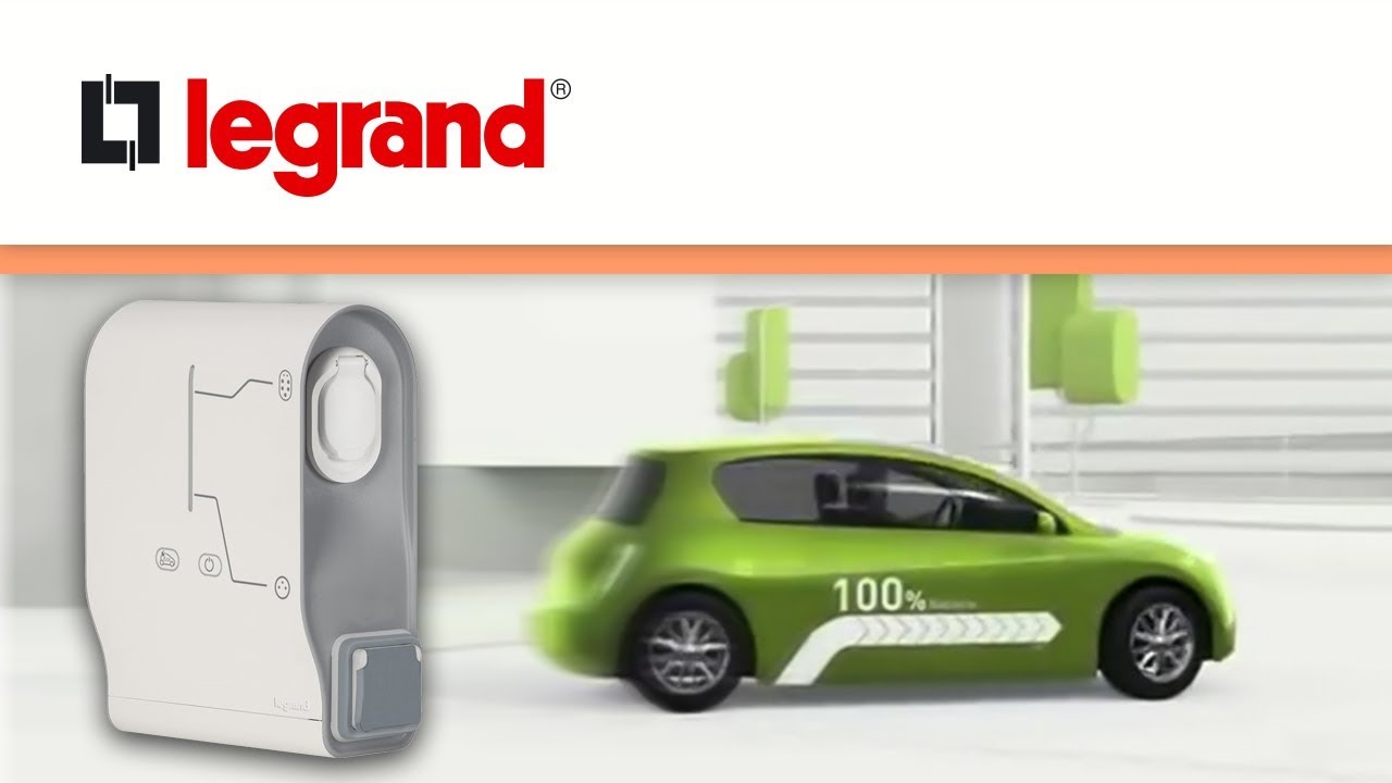 090475 - Borne green'up access véhicule électrique modes 1 ou 2 ip66 ik08 -  hauteur 1m - Legrand