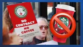 Starbucks workers went on strike during Red Cup Day. Here's why.