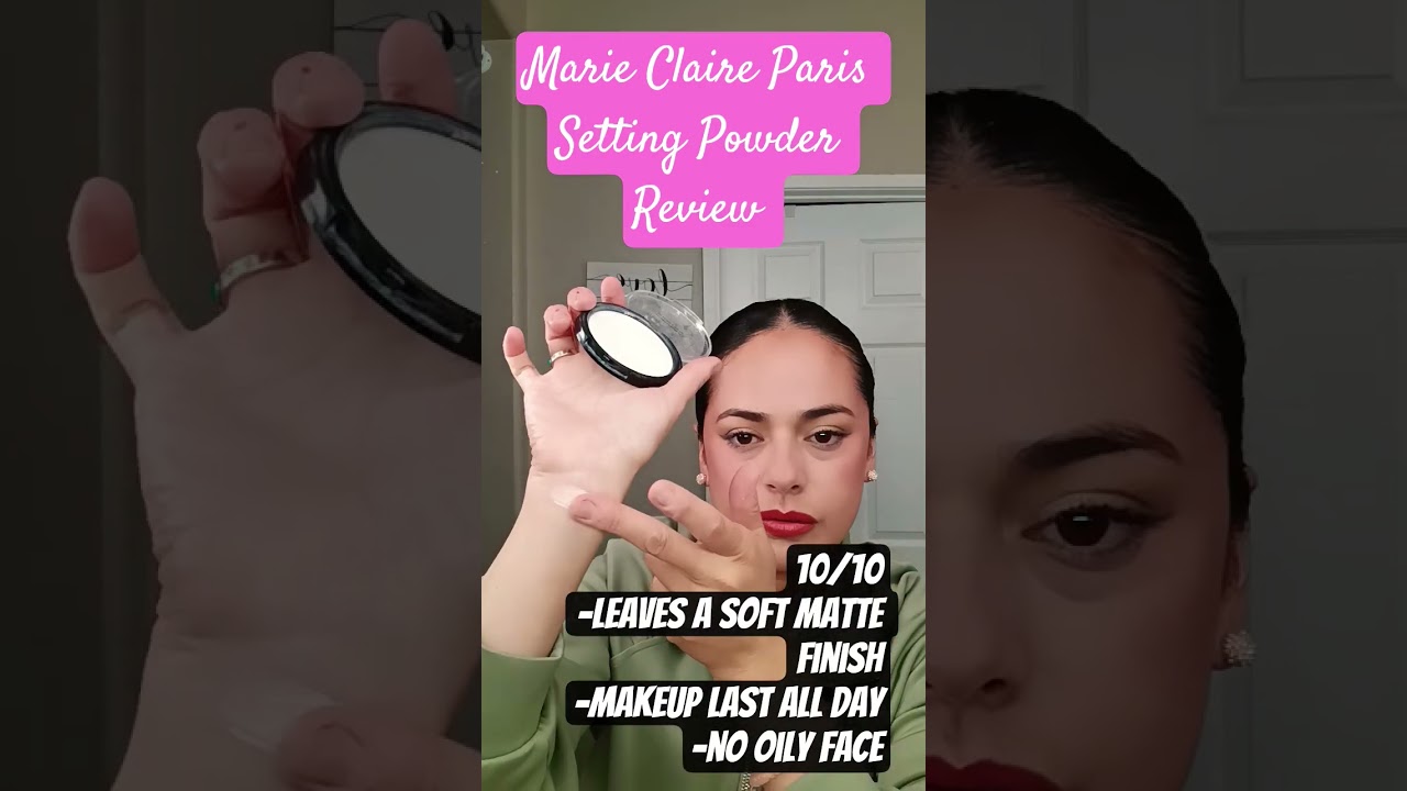 Обзор фиксирующей пудры Marie Claire Paris