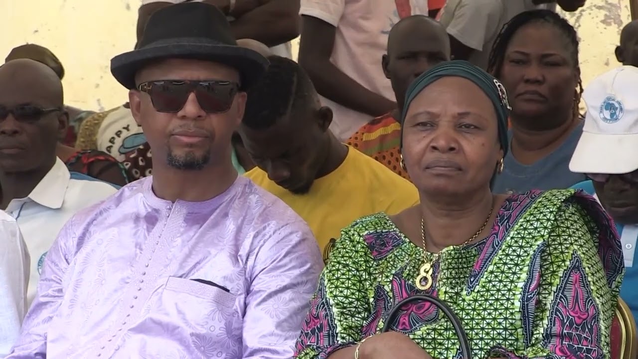 Ouattara Lacina, Coulibaly Issa et Coulibaly Souleymane en campagne à Korhogo