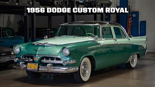 1956 Dodge Custom Royal 4 Door V8 Sedan with AC & PS & PB arrives for sale at West Coast Classics CA