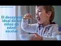 El desayuno ideal para los niños en edad escolar | #ConectaConTuHijo