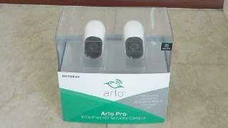 New Netgear Arlo Pro Security Hd Camera Unboxing Review