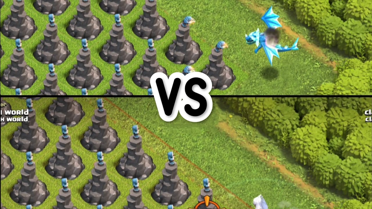 ELECTRO DRAGON VS ELECTRO TITAN (VS 100 WIZARD TOWER) 