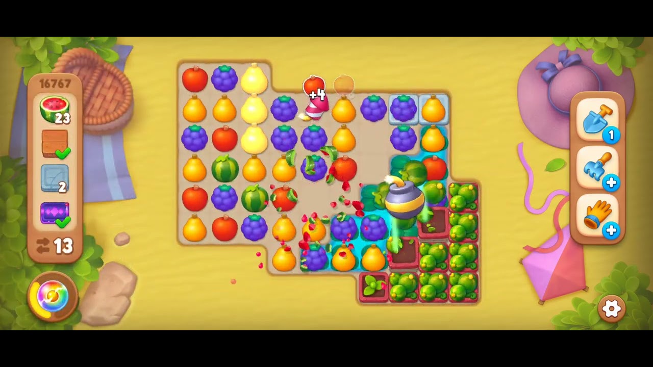 Gardenscapes Level 16767