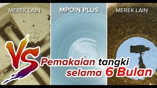 Tangki Air Anti Lumut MPOIN Vs Merek Lain Setelah 6 Bulan Pemakaian