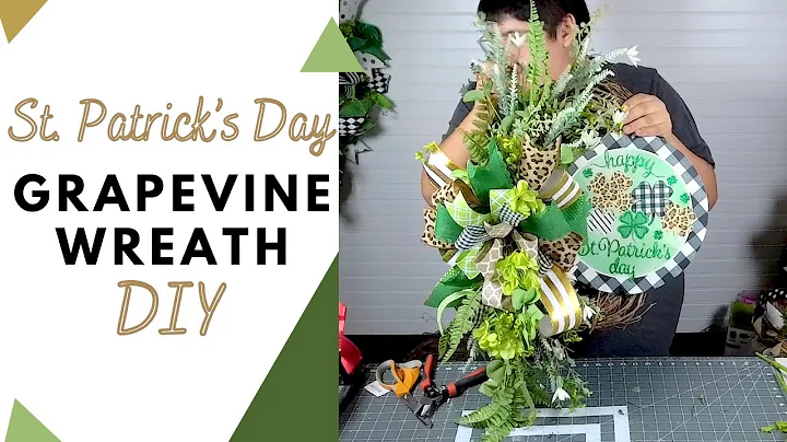 St. Patricks Day Grapevine Wreath Tutorial