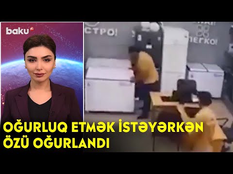 Oğurluq etmək istəyərkən özü oğurlandı - Maraqlı anlar | BAKU TV