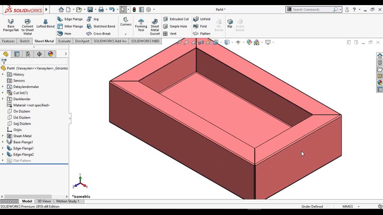 49- SHEET METAL 1.DERS - Detaylı  Sac Metal Büküm ve Açılım Yöntemleri www.argefoni.com