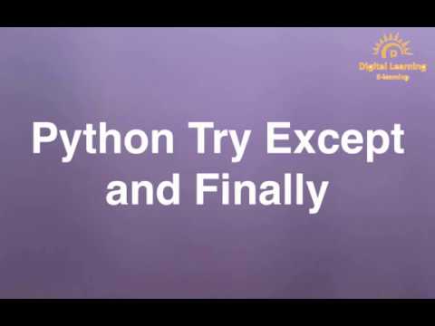 64 Python Try Except and Finally | Online Training Download app from below link