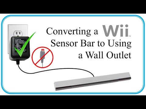 Converting a Wii Sensor Bar to Using a Wall Outlet