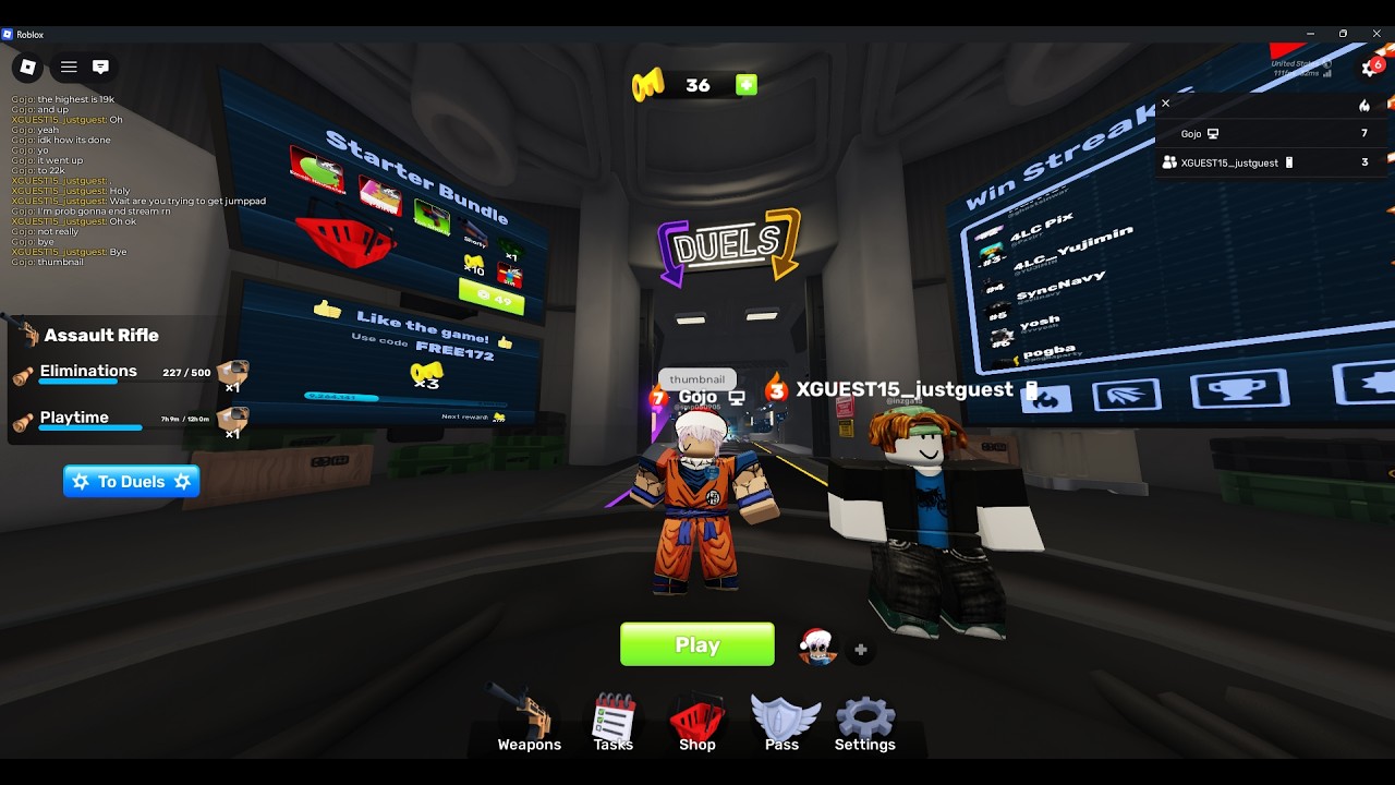 Playing Roblox Rivals! and talking with chat. - YouTube