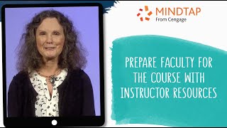 Prepare Faculty for the Course with Instructor Resources