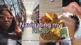 Navigating my pre-30s|Disc 1:Lash tech vlog + she didn’t pay?! Disc 2:errands + thanksgiving cooking