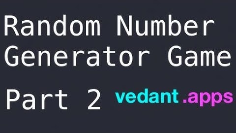 PART 2 | Swift Week | Creating a random number game | Xcode 10