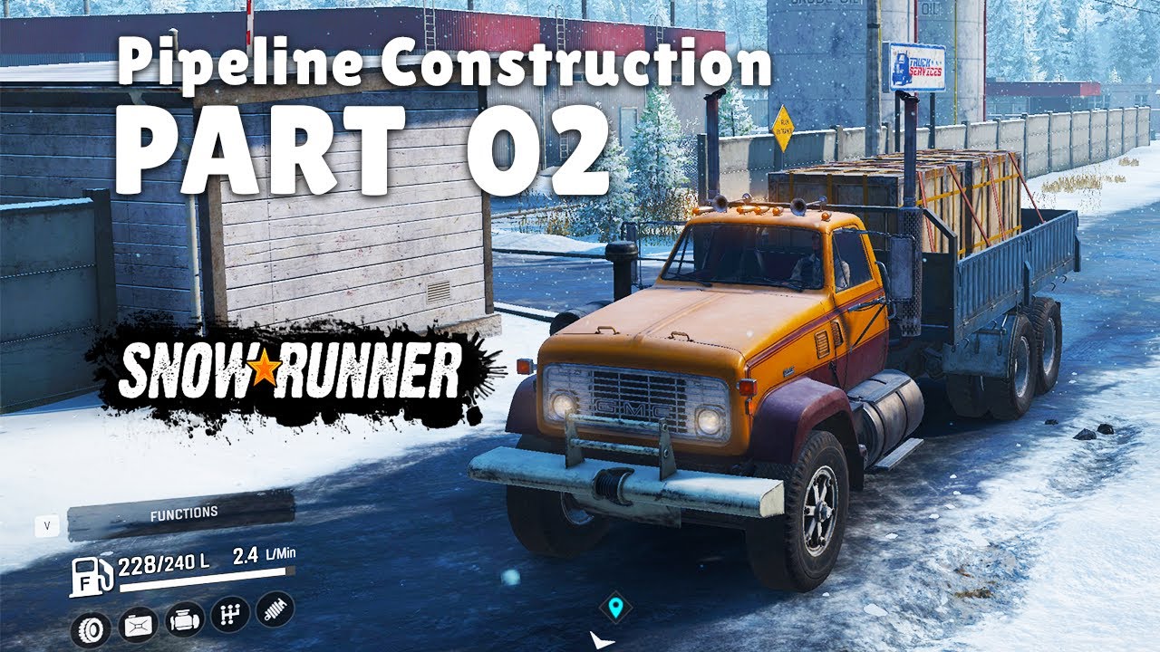 Pipeline Construction - Black River | SnowRunner Gameplay - Part 2 ...