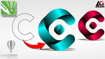 "C" Letter Logo Design | Coreldraw Tutorial