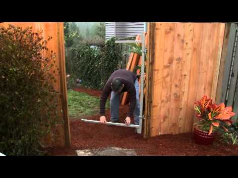 Adjust-A-Gate Gate Frame Installation and Introduction Video