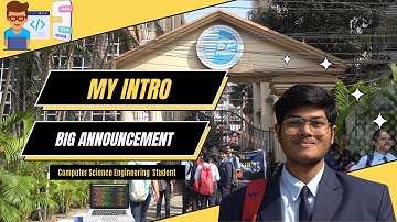 My Intro with Big Announcement || BPPIMT || Shams Firoz