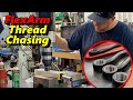 SNS 327: FlexArm Thread Chasing 1-3/4"-12 Tie Rods, Welding Fixture