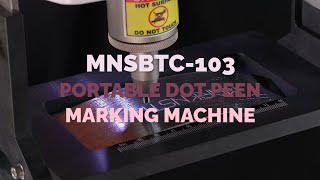 Famous MNSBTC 103 - Portable cordless dot peen marking machine with touch screen Profile