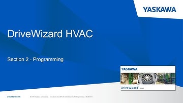 eLearning Module: DriveWizard HVAC - Programming