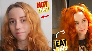 Dyeing hair copper red using L Oreal HiColor Sizzling copper H7 Copper red H10