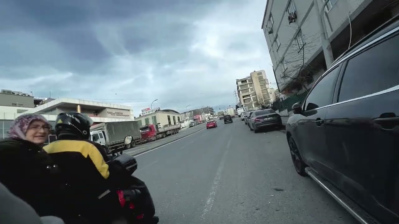 bisikletle kısa bir yokuş 