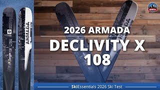 2026 Armada Declivity X 108 - SkiEssentials Ski Test Review - YouTube