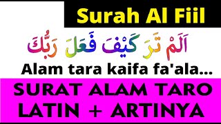 ALAM TARO (Surah Al Fil) Arab Latin dan Artinya