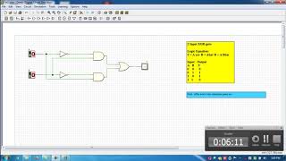 DEEDS DIGITAL CIRCUIT SIMULATOR Tutorial : Combinational Circuit Design screenshot 5