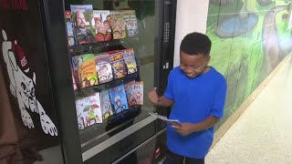 Upstate school gets new vending machine - filled with books