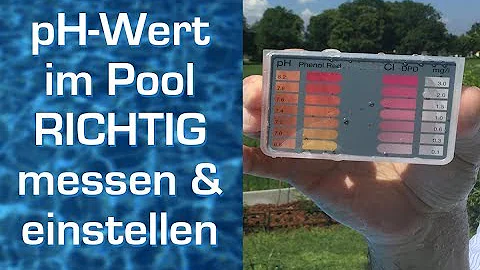 Wie kann ich den pH-Wert im Pool erhöhen?