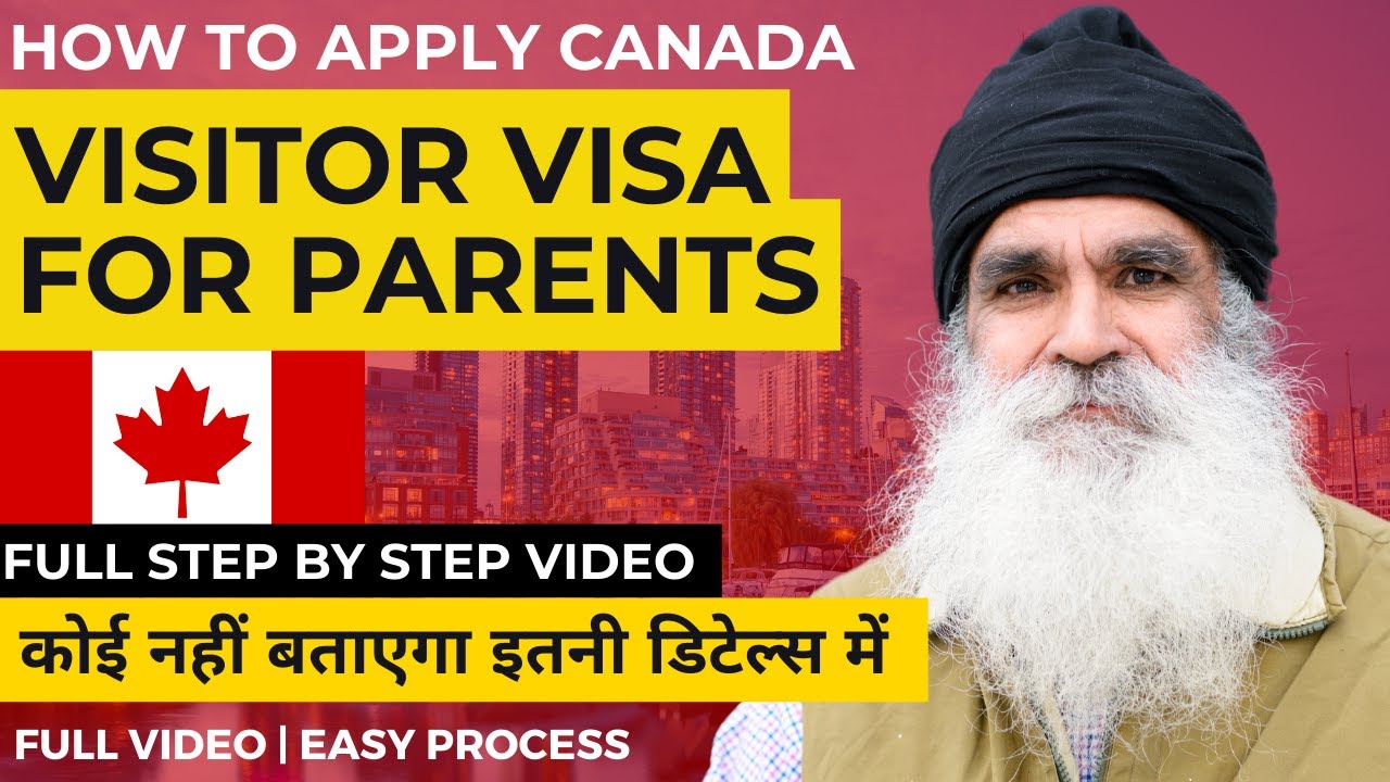 How to Apply Canada Visitor Visa / Super Visa for Parents 2023 Step By